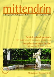 Titelseite der mittendrin Juli–September 2013