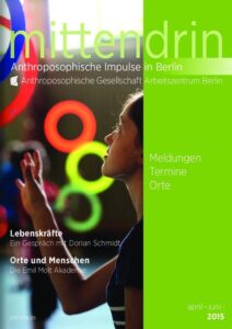 Titelseite der mittendrin April–Juni 2015