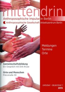 Titelseite der mittendrin Oktober–Dezember 2015
