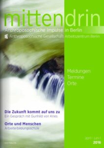 Titelseite der mittendrin April–Juni 2016