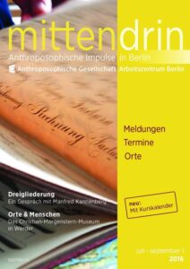Titelseite der mittendrin Juli–September 2016