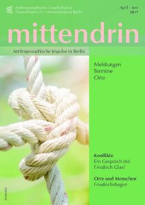 Titelseite der mittendrin April–Juni 2017