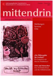 Titelseite der mittendrin Oktober–Dezember 2017