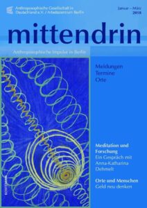 Titelseite der mittendrin Januar–März 2018