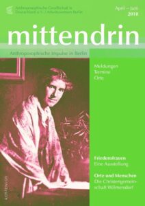 Titelseite der mittendrin April–Juni 2018