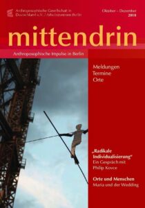 Titelseite der mittendrin Oktober–Dezember 2018