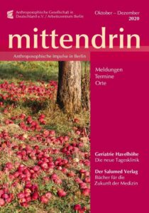 Titelseite der mittendrin Oktober–Dezember 2020