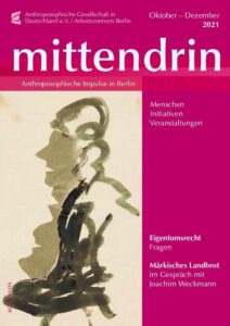 Titelseite der mittendrin Oktober–Dezember 2021