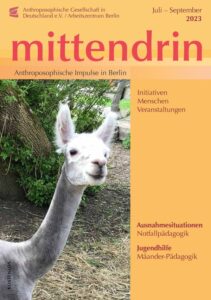 Titelseite der mittendrin Juli–September 2023