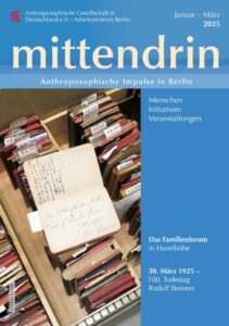 Titelseite der mittendrin Januar–März 2025